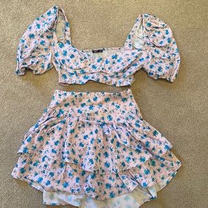 Zara floral 2 piece